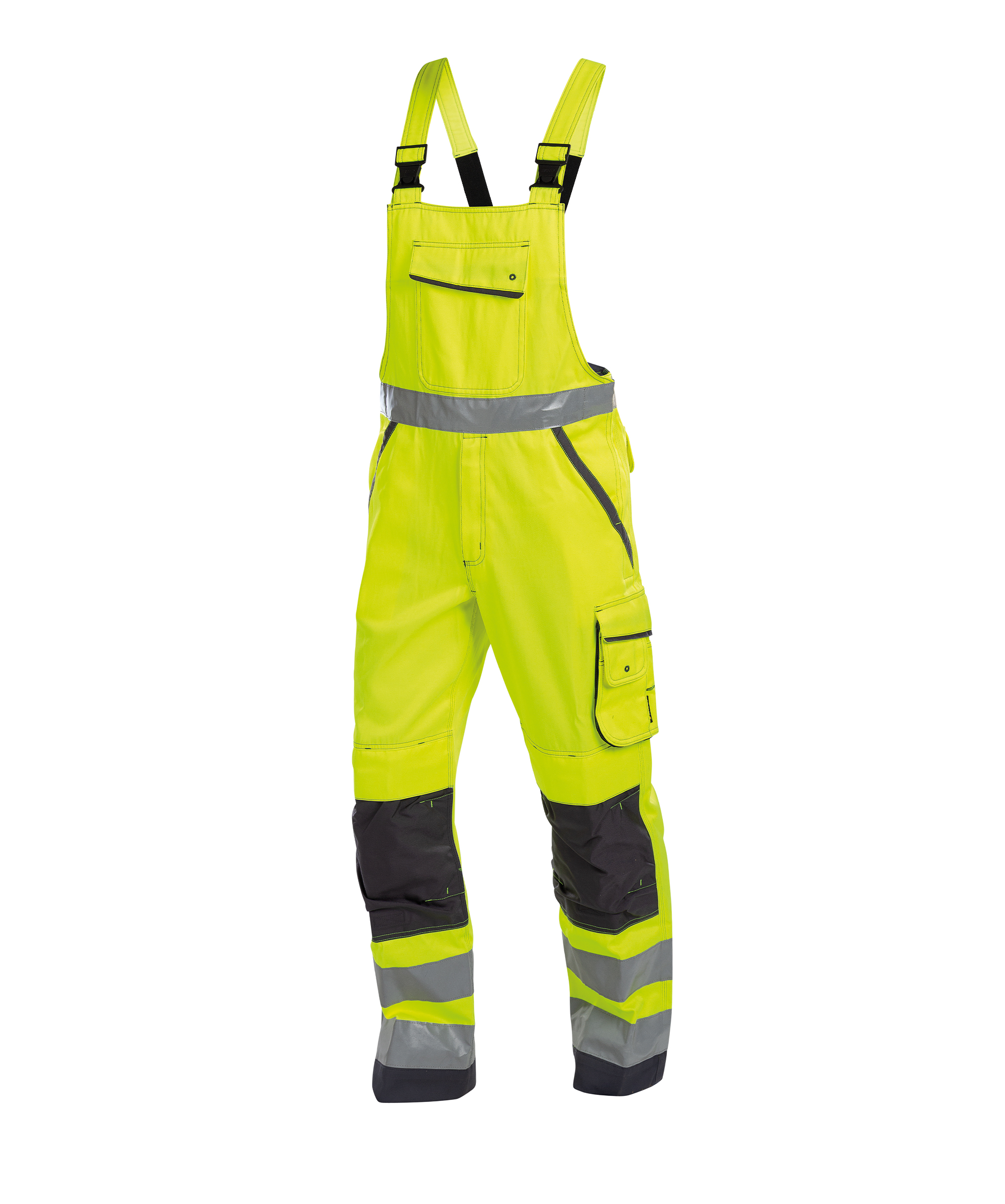 Dassy, Malmedy Warnschutz Latzhose mit Kniepolstertaschen 400156 Dassy, Malmedy Warnschutz Latzhose mit Kniepolstertaschen 400156